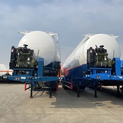60Ton Max Payload Truck Trailer Bulk Cement Silo Tanker Semi Trailers for Product