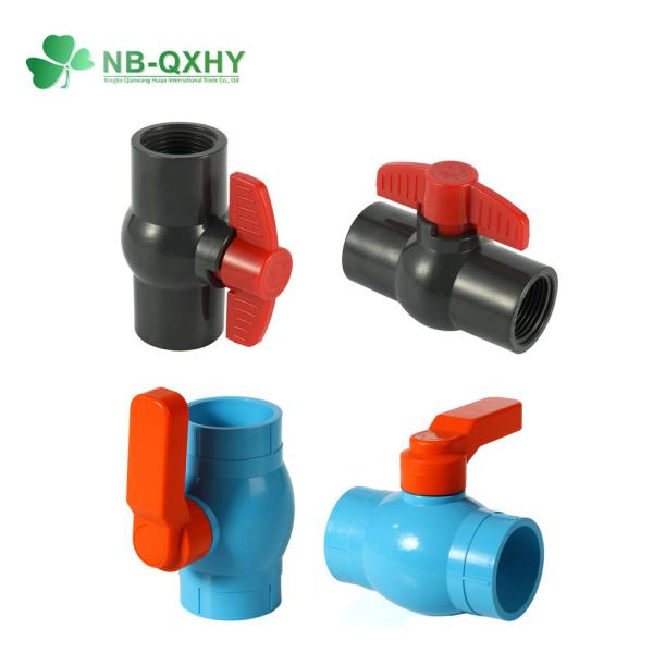Optional Handle PVC Ball Valve Compact Design for Long-lasting Irrigation
