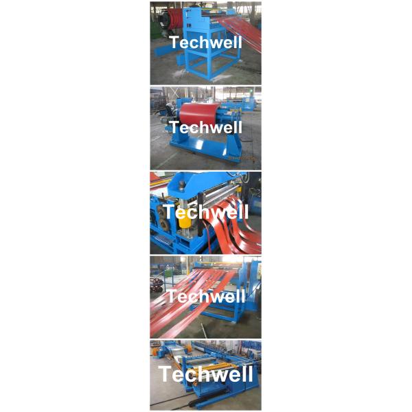 Bobina de aço simples que corta a máquina de corte para a bobina do aço carbono/aço Q235-Q350 do SOLDADO/cor em tiras