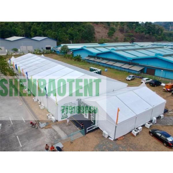 High Reinforce Aluminum Hospital Tent Erected In Park Emergency Anti Rust Surface