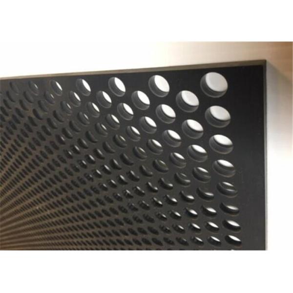 10mm 2000mm Wide Dark Gray Perforated PVC Sheet