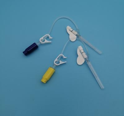 tipo descartável infusão rotineira da pressão positiva da borboleta 22G da cânula do Iv para os adultos azuis