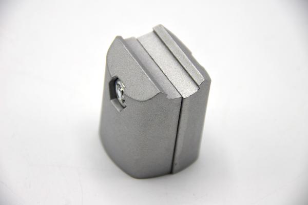 Sandblasting Metal Pipe Joints ADC12 Pipe Connectors Aluminum Tube Fittings