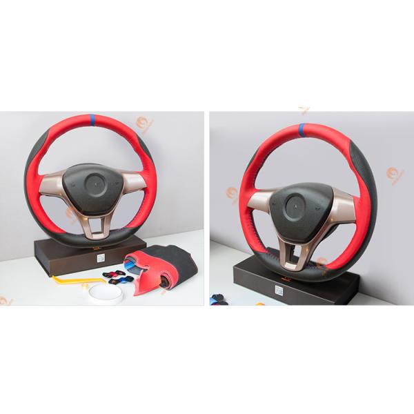 3-Spoke Wheel Mewant Steering Wheel Cover for BMW 1 Series E81 E82 E87 E88 2008-2013