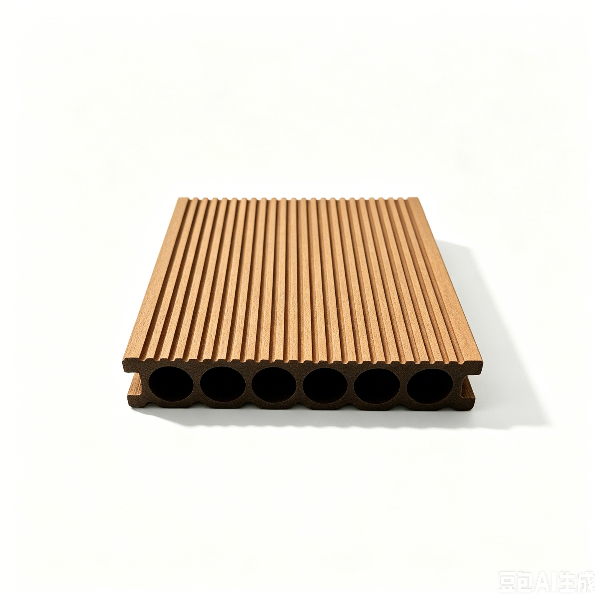 Hollow WPC Decking 140x25mm First Generation Anti Slip Composite Outdoor Flooring Garden