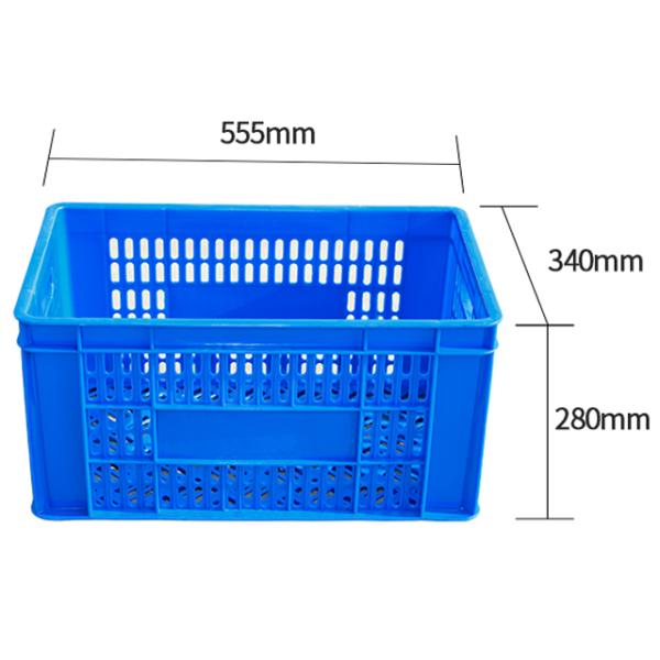 Customize Surface Handling Plastic Turnover Crate for Transportation and Storage