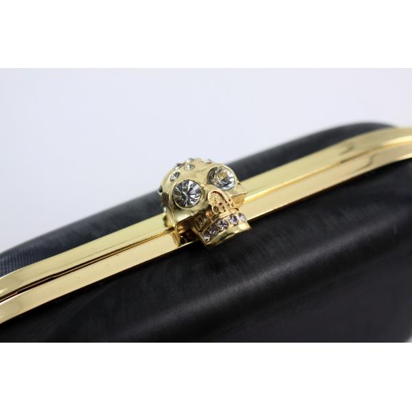 Halloween Party Stone Skull Lock Box Clutch Frames Rectangle Clutch Bag Frame