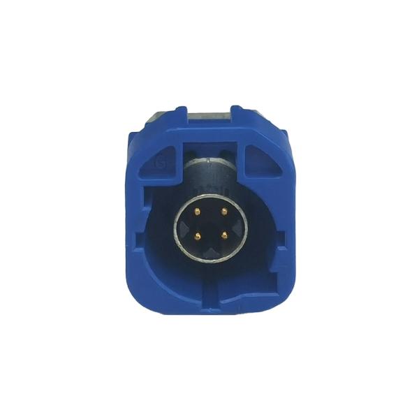 FAKRA HSD LVDS connecteur à 4 broches C code type droit pour radio GPS automobile
