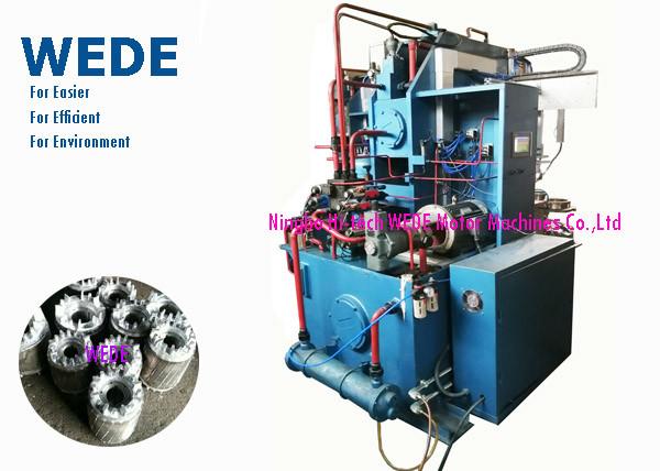 Pressure Rotor Vertical Die Casting Machine For Rotor 4 Rotary Stations Cycle Time 8 Seconds