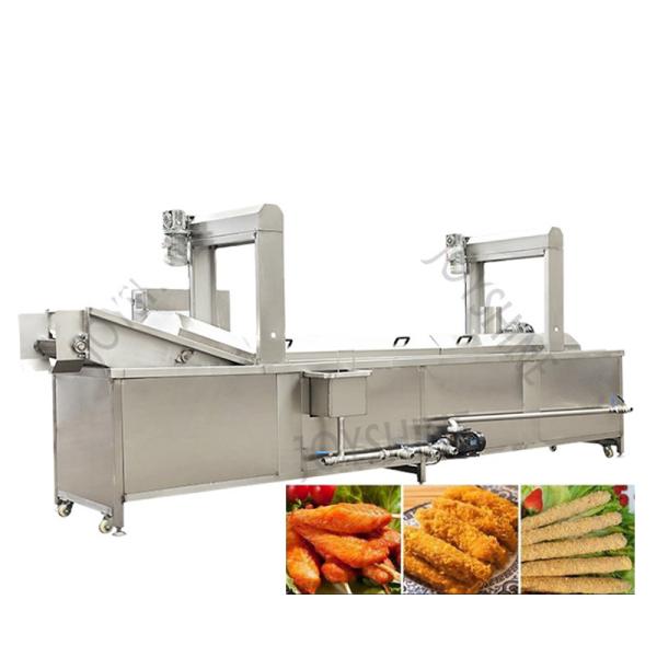 500 kg/h 800 kg friteuse à gaz pour la séparation continue de l'huile et de l'eau et la friture