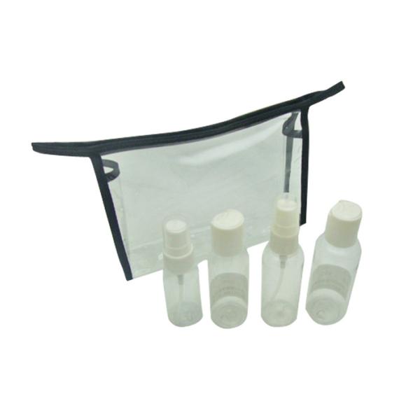 Customized Logo Airline Amenity Kits Travel Containers For Cosmetics