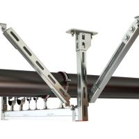 Easy To Install Stainless Steel Earthquake Seismic Brace For Pipe With Superior Corrosion Resistance