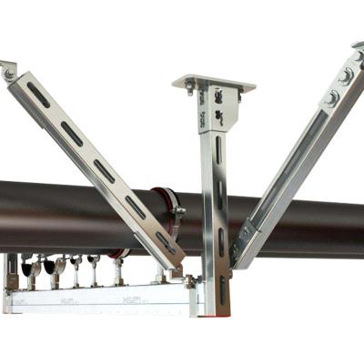 Earthquake Proof Lateral Seismic Bracing Hangers For Pipe Nonstructural