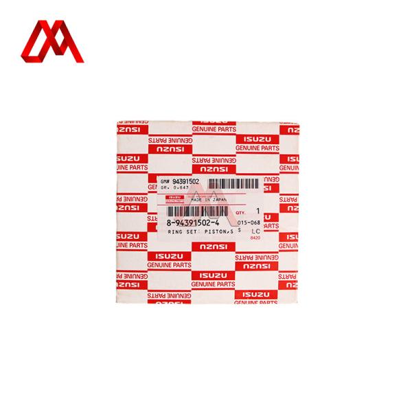 IZUMI 8-94391502-4 Piston Ring Set 8943915024 For ISUZU FRR FSR FTR