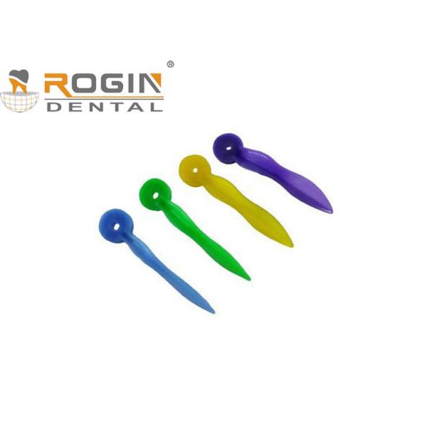 Colorful Disposable Dental Matrix System Dental Plastic Wedges for Teeth Fixing