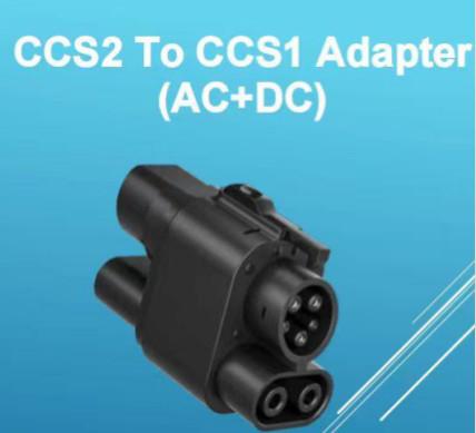 CCS2 To CCS1 DC Adapter AC 50A To DC 250A Fast Charging Adapter For EV Cars DC Fast Charger