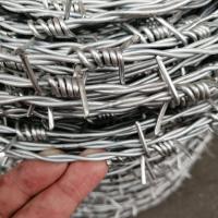 Seguridad de alambre de púas galvanizado