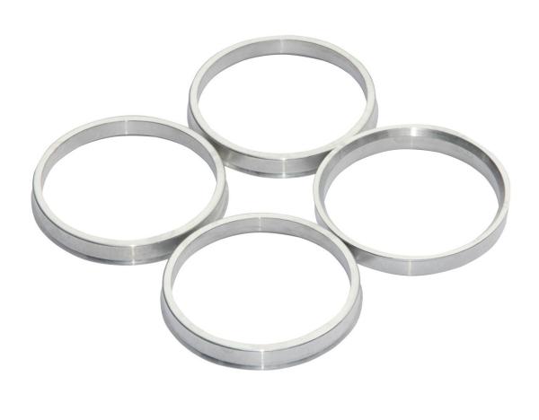 Tire Centering Aluminum Hub Rings 10 Mm Thick For Installation Rear Vehicle