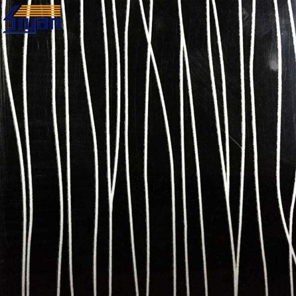 Rigid PVC 3d Membrane Foil For Elegant Furniture , Modern Design