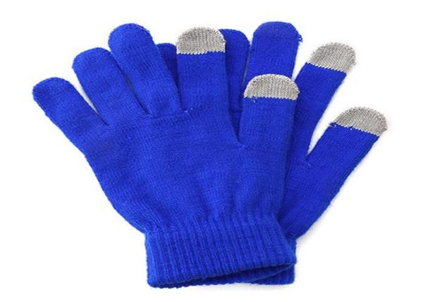 Daily Life Knit Cycling Gloves , Ladies Touch Screen Gloves Keep Warm