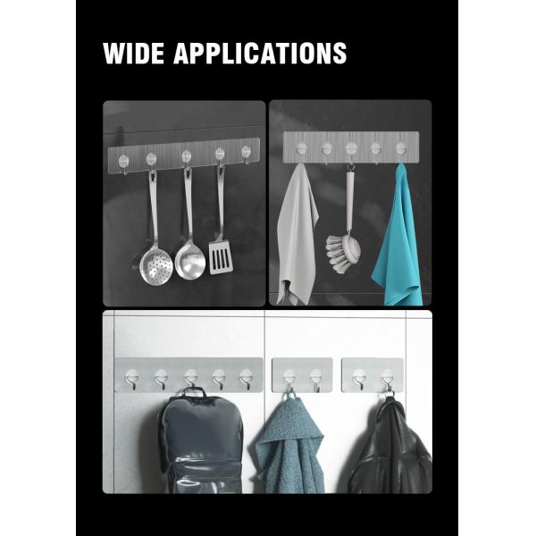 Сильно установленная вешалка стены закрепляет сверхмощный высасыватель хранения для Bathroom