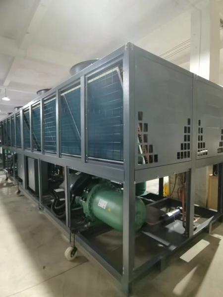 360kW heat pump chiller, heat pump chiller, air source heat pump chiller,Air Cooled Screw Heat Pump