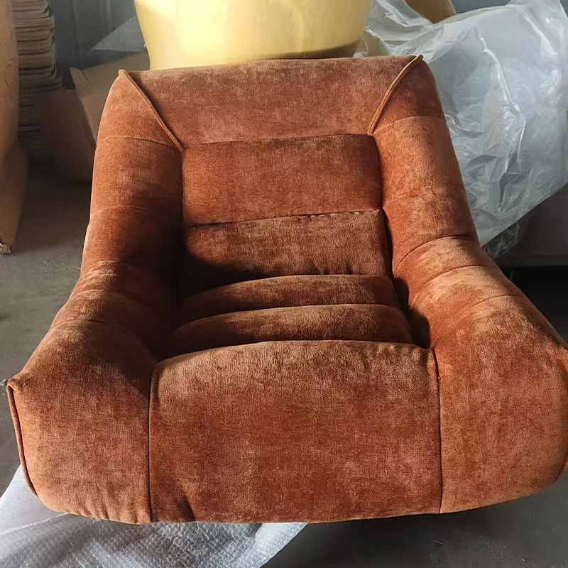 Custom Simple Modern Swivel Lazy Sofa Single Rotating Lounge Chair for Home Living Room Dining Hospital Bedroom Balcony Portable