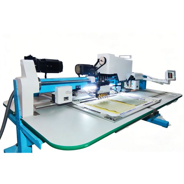 Automatic Leather Sponge Sewing and Perforation Combine Machine for Car Seat Cushion Sofa Pillow