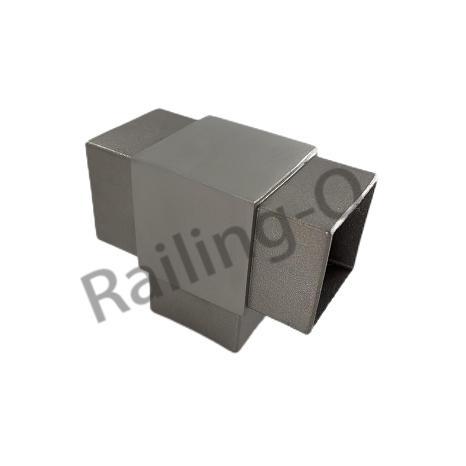 3-Way Square Connector For Handrail Tube QLS038