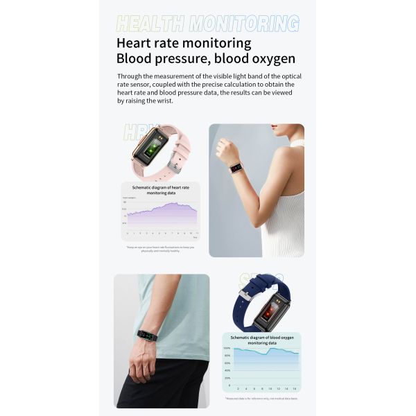 Eraysun 2025 New Smart Watches Ladies Message Push Pressure Tracker Sport Bracelet Waterproof Men Women Smartwatch