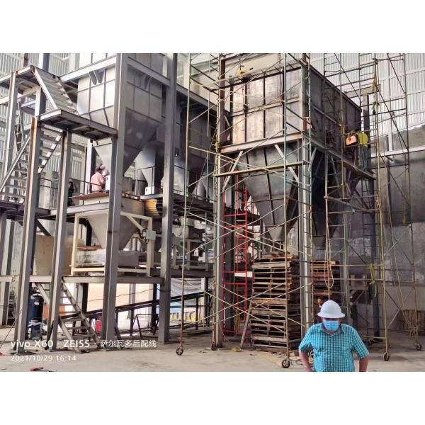 Small Capacity Detergent Powder Post Blending Line Batch Type