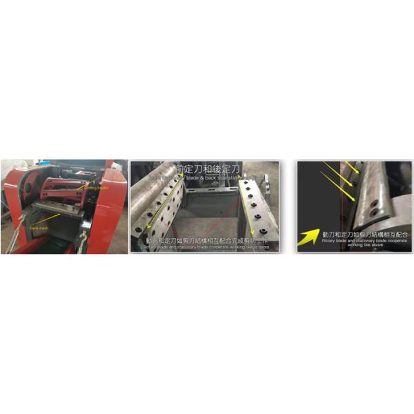 2400F Felt Blanket Glass Fiber Resin Fiber Cutting Machine Cutting Motor 22KW+22KW