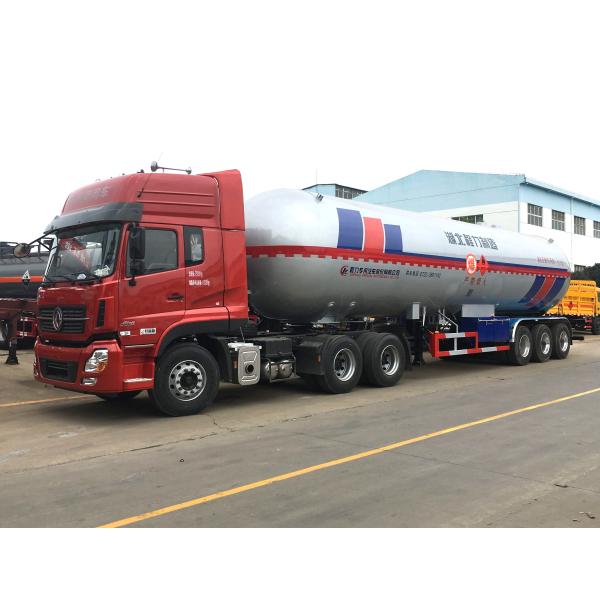 Camiones Semerremolque Transporte de Combustible glp Gas 30T 62000 Litros Propano Tanque Diseño Ligero