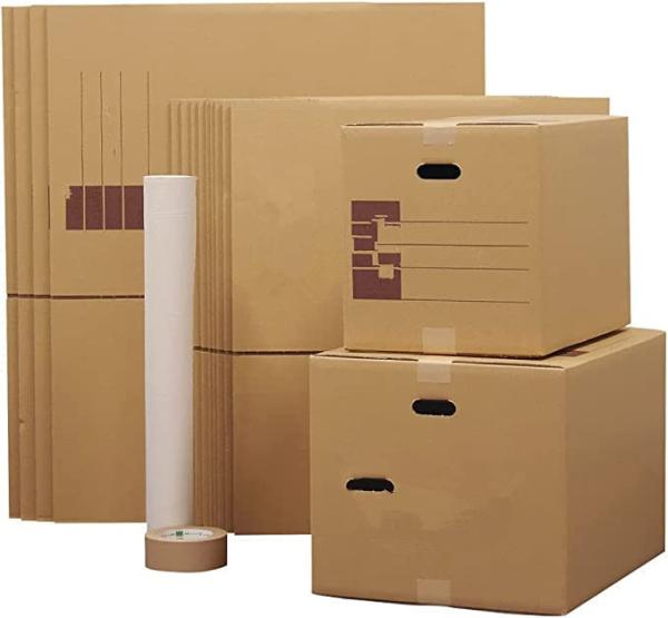 Recycled Corrugated Packaging Box Brown Kraft Hollow Carved Design Gift Packaging Box