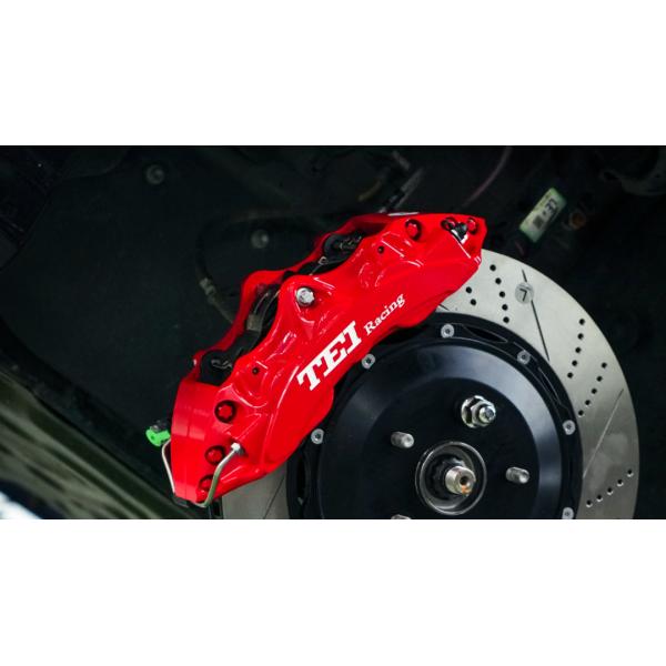 Toyota Sienna Big Brake Kit 6 Piston Caliper For Front And Integrated Electronic Parking Brake 4 Piston For Rear