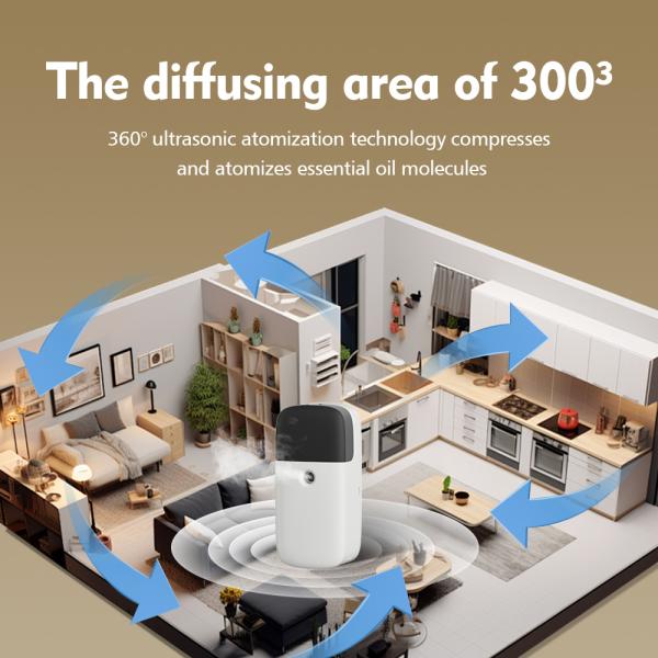 Ultrasonic USB Scent Diffuser 6V Voltage 2W Power Electric Air Freshener Diffuser