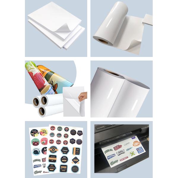 High-Gloss Inkjet Sticker Paper Vibrant Peel & Stick For DIY & Labels
