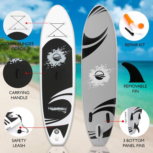 Adult 6 Inches 132''X 30''X 6''Inflatable Surf SUP