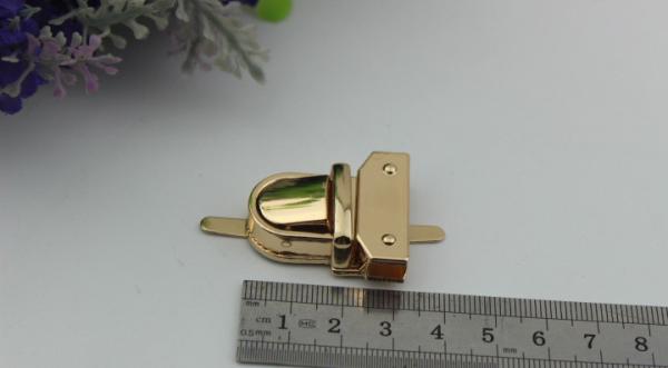 Metal Fashion Purse Accessories Zinc Alloy Nickel Color Bag Handbag Purse Push Lock