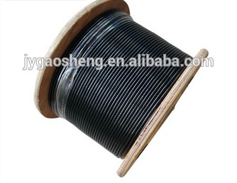 Câble d'équipement de gym en fil d'acier gainé de PVC 4mm-6mm 7x19