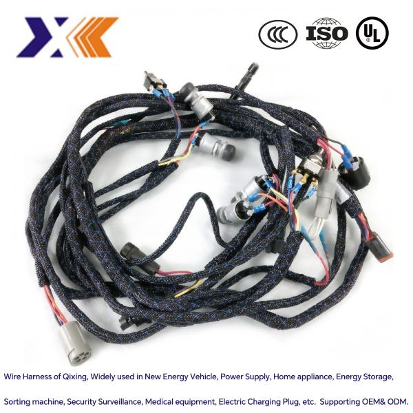 Customized Length External Wiring Harness For Construction Machinery Wire Cable Assembly