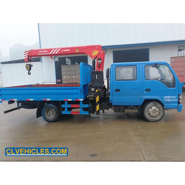 ISUZU 130hp Crane Truck Lifting 3 ton Construction Machinery