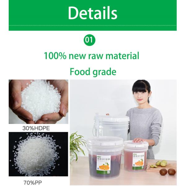 Экологически чистые пивоваренное оборудование емкостью 5 литров Винные бочки Пластиковые ферментные ведра для пива с краном