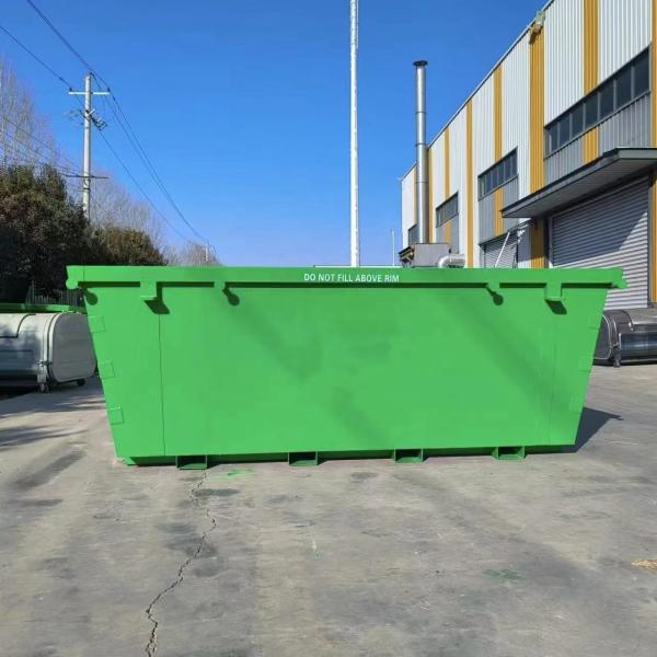 Offshore Boat Skip Sea Waste Oil Drilling Dumpster Rubbish Bins 6M Waste Bucket Skip
