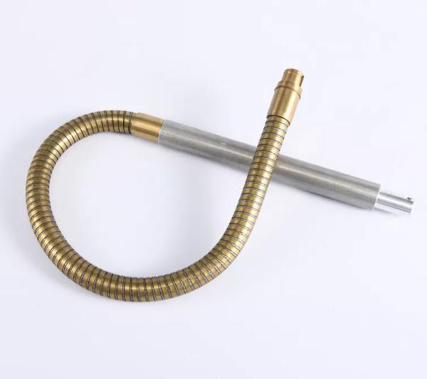 316 Stainless Steel Flexible Tube Triangle 4Mm Flexible Metal Gooseneck Tube Bronze Copper