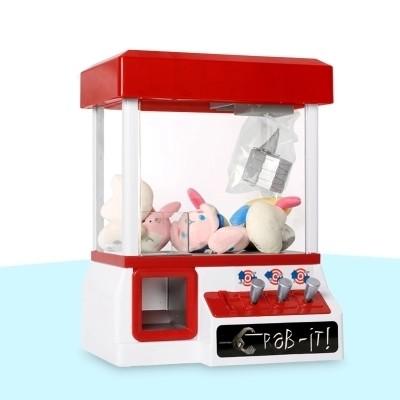 Grab-it Coin Operated Candy Grabber Toy Doll Prize Catcher Small Mini Cranes Claw Game Machine For Kids Children