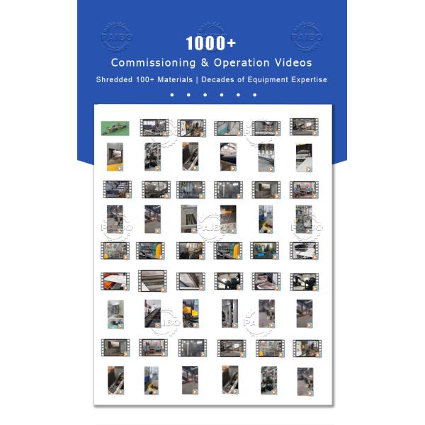 Cheap Plastic Shredder Machine PET Bottle Crushing Crusher Machine For PP Woven Jumbo Big Bags