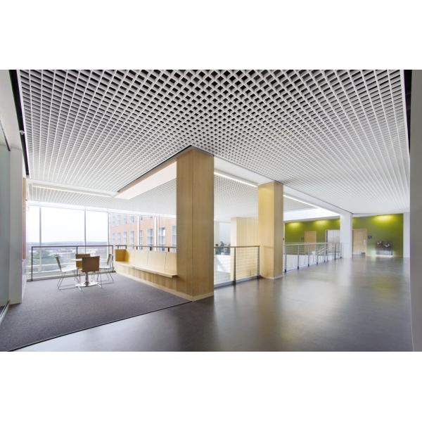 Environmental Aluminum Open Cell Ceiling , Suspended Open Cell Ceiling Panels