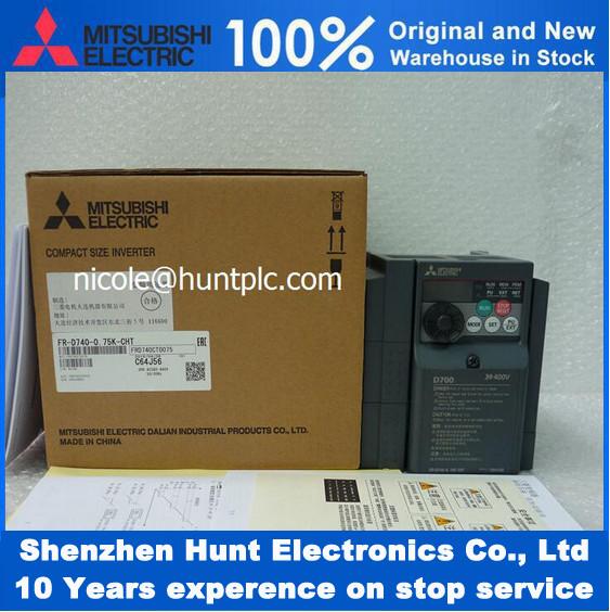 FR-D740-0.75K-CHT Mitsubishi Inverter 0.75KW Mitsubishi Inverter Frequency AC380V 3phase New Original