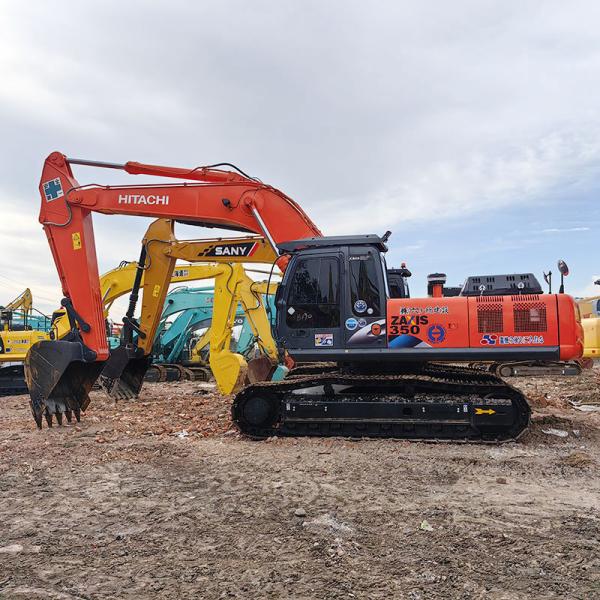 Large Used Hitachi Excavators Used In Construction Machinery Zx350-3G 35 Ton